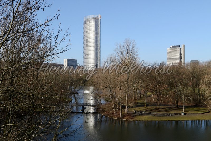 Bonn: Post-Tower und Rheinaue - Henning Wiekhorst