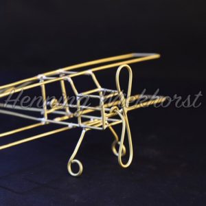 Flugzeug-Model aus Draht - Henning Wiekhorst