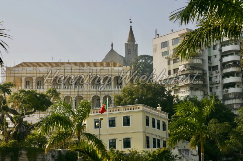 Governmental buildings and church in Macao - Henning Wiekhorst