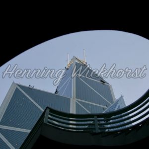 Hong Kong: Bank of China eingerahmt - Henning Wiekhorst