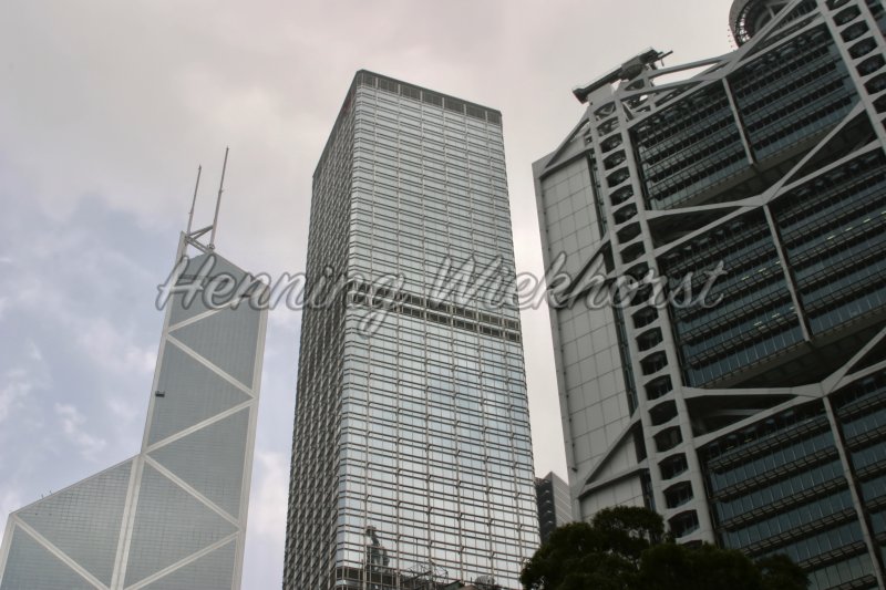 Hong Kong: Drei Hochhäuser in Central - Henning Wiekhorst