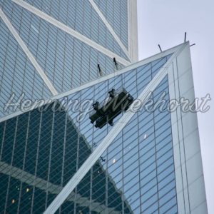 Hong Kong: Fensterputzer der Bank of China - Henning Wiekhorst
