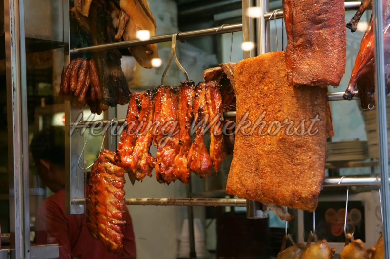 Hong Kong: Fleisch-Geschäft in Jordan - Henning Wiekhorst