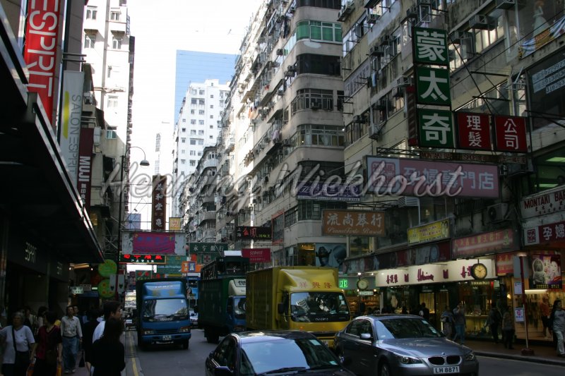 Hong Kong: Straße in Causeway Bay - Henning Wiekhorst