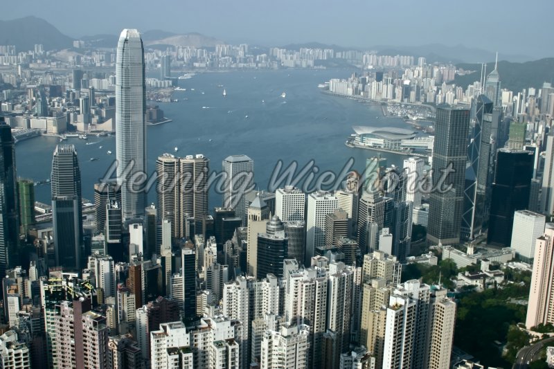 Hong Kong vom Peak gesehen - Henning Wiekhorst