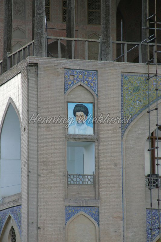 Isfahan: Bild des Ajatolla - Henning Wiekhorst