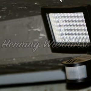 LED spotlight with movement-sensor - Henning Wiekhorst