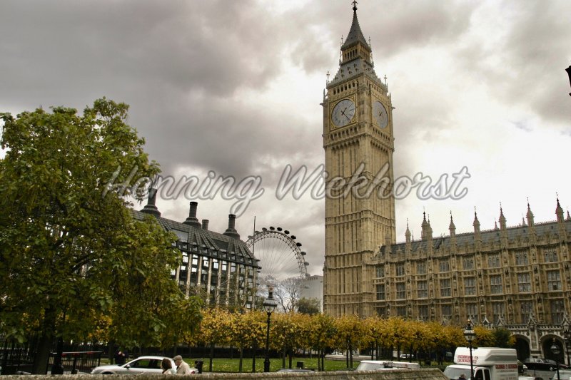 London (34) – Big Ben, Houses of Parliament und London Eye - Henning Wiekhorst