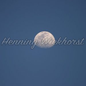 Mond am blauen Himmel - Henning Wiekhorst