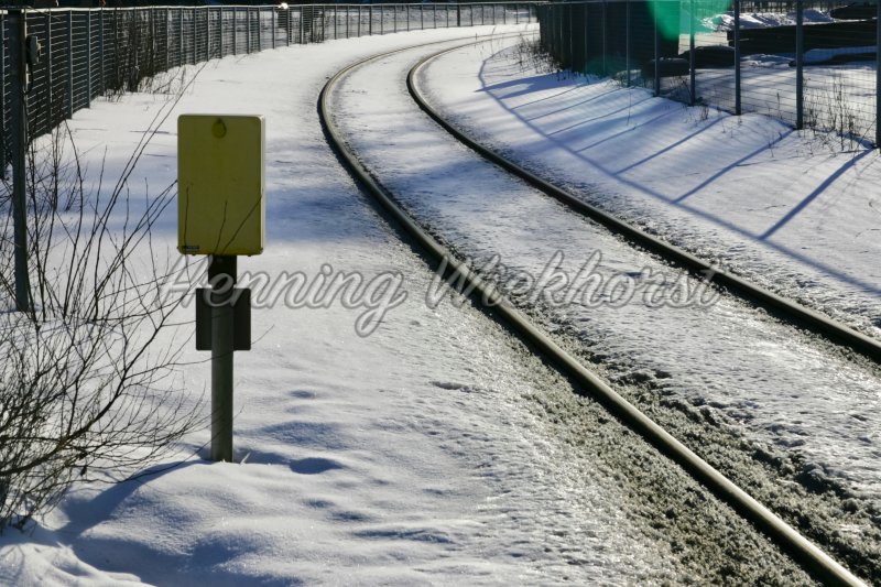 Schienenweg im Winter - Henning Wiekhorst