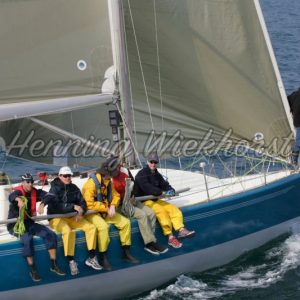 Segelboot im Regatta-Rennen - Henning Wiekhorst
