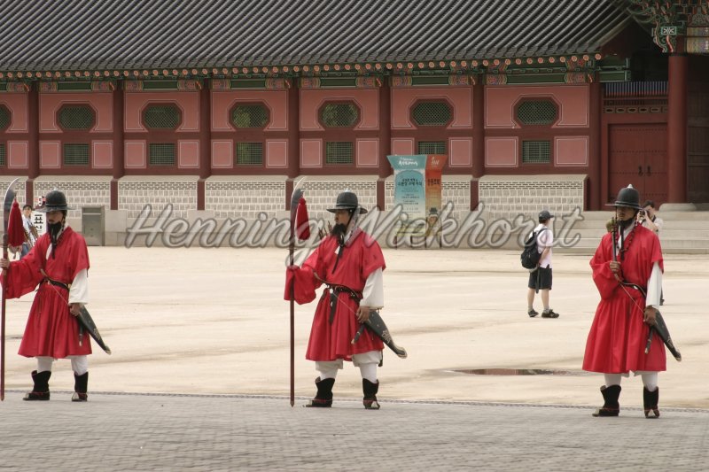 Seoul: Garde auf Palasthof - Henning Wiekhorst