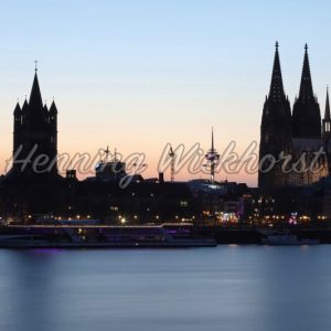 Skyline-Silhouette Köln - Henning Wiekhorst