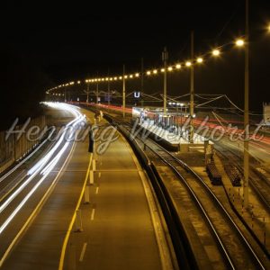 Stadtautobahn bei Nacht - Henning Wiekhorst