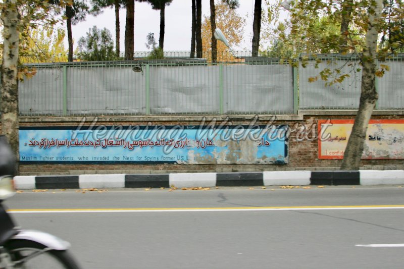 Teheran (29) – Zaun der ehemaligen US-Botschaft - Henning Wiekhorst
