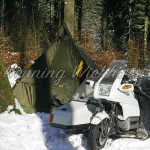 Zelten und Camping im Schnee (11) - Henning Wiekhorst
