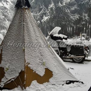 Zelten und Camping im Schnee (3) - Henning Wiekhorst