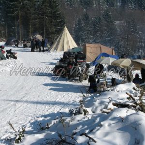 Zelten und Camping im Schnee (5) - Henning Wiekhorst