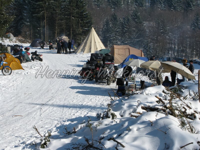 Zelten und Camping im Schnee (5) - Henning Wiekhorst