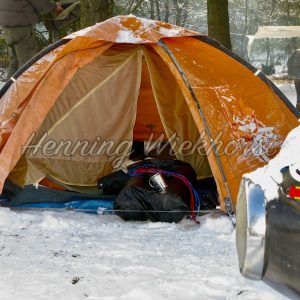 Zelten und Camping im Schnee (6) - Henning Wiekhorst