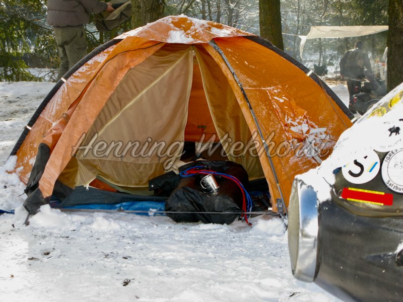 Zelten und Camping im Schnee (6) - Henning Wiekhorst