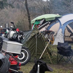 Zeltlager von einem Motorradtreffen (1) - Henning Wiekhorst