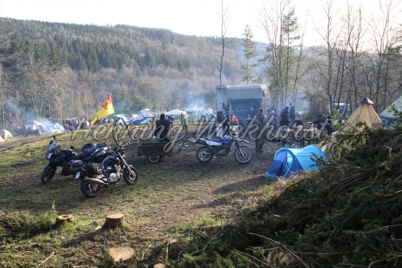 Zeltlager von einem Motorradtreffen (3) - Henning Wiekhorst