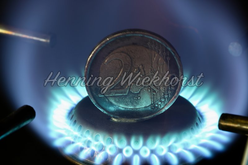 euro coin on stove - Henning Wiekhorst