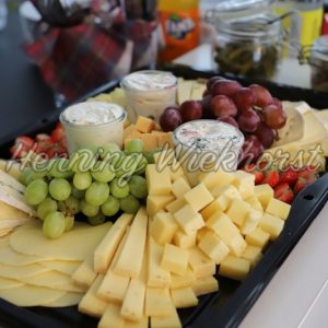 plate of cheese and fruit - Henning Wiekhorst